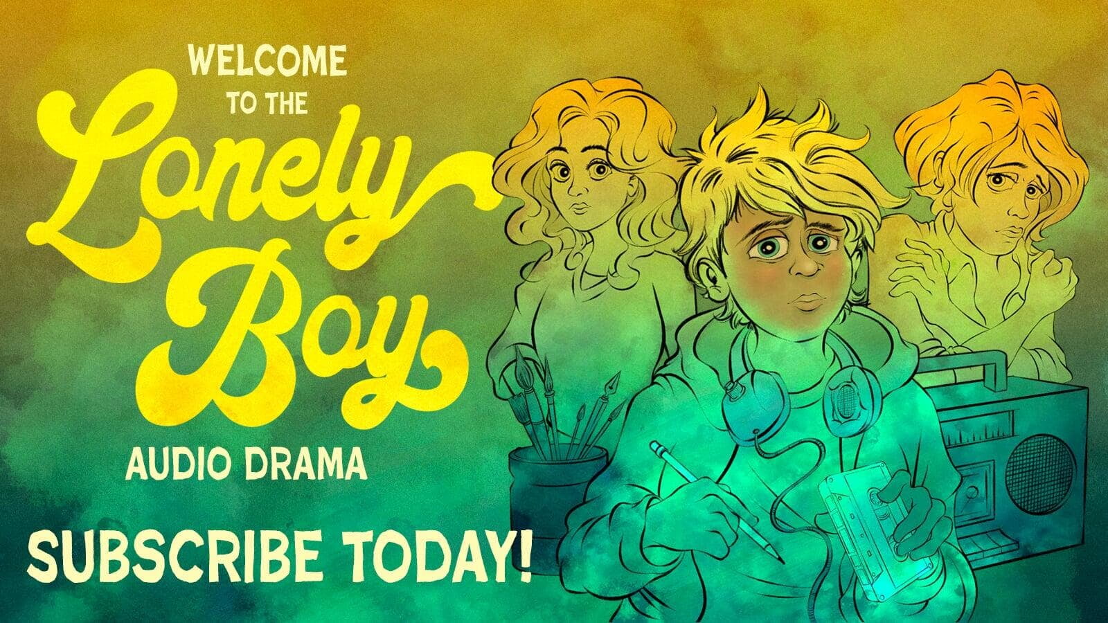 Cover image of the Lonely Boy Audio Drama